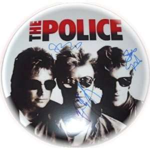  The Police Signed / Autographed Drumhead Sports 