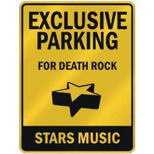   PARKING  FOR DEATH ROCK STARS  PARKING SIGN MUSIC