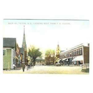  Main Street Looking West Tilton New Hampshire One Cent 