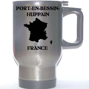  France   PORT EN BESSIN HUPPAIN Stainless Steel Mug 