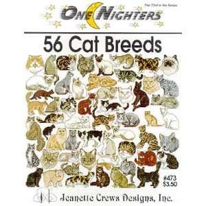  56 Cat Breeds   Cross Stitch Pattern Arts, Crafts 