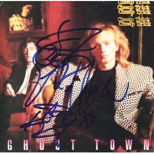  Cheap Trick Autographed Signed Ghost Town Record Sleeve 