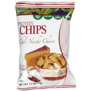 Gluten Free Protein Chips, Chili Nacho Cheese, 1.2 oz, 6 ct (Quantity 