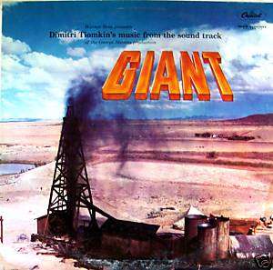Giant OST LP James Dean Capitol W773 Dimitri Tiomkin  