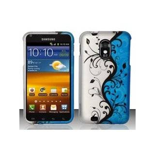  Samsung Epic Touch 4G D710 Galaxy S2 Blue Vine Hard Case 