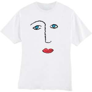  BesT Selling Art Deco Face Tshirt Size LARGE Everything 