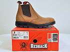 Redback Work Boots UBCH Easy Escape Soft Toe Elastic Side Brown Boot