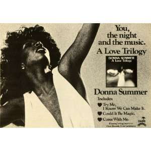  1976 Ad Album A Love Trilogy Record Music Songs Donna Summer 