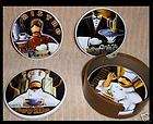 set of four santa barbara ceramic bistro coasters nip buy