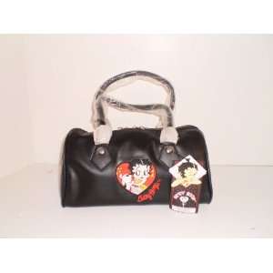  Betty Boop and Pudgy Casual Embroidered Vinyl Purse 
