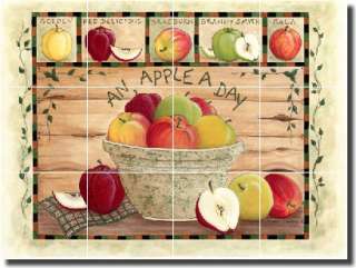 Jensen Fruit Apple Art Home Decor Ceramic Tile Mural  