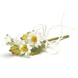  Cream Colored Natural Tied Mini Bouquet W7035 Quantity of 