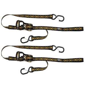   Pattern Dual Safety Clip Tie Down with Built In Soft Tie   Pack of 2