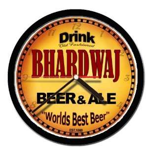  BHARDWAJ beer and ale cerveza wall clock 