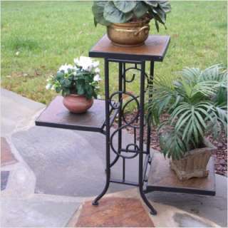 4D Concepts 3 Tier Plant Stand w/ Slate Top 601608 649423616186  