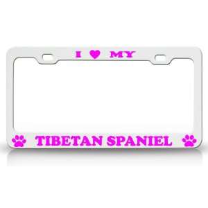  I LOVE MY TIBETAN SPANIEL Dog Pet Animal High Quality 