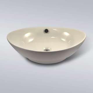  Bathroom Egg Porcelain Ceramic Vessel Vanity Sink Basin (Free Drain 