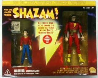 Shazam Billy Batson Captain Marvel Action Figures Set  