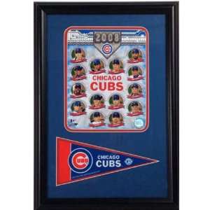  2008 Chicago Cubs Mini Pennant 12x18 frame Sports 