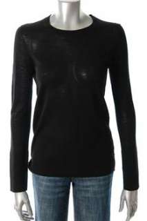 FAMOUS CATALOG Moda Pullover Sweater Black Wool Sale Misses S  