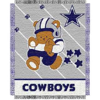   Cowboys NFL 36x46 Triple Woven Jacquard Baby Throw Blanket  