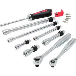 Thorsen Ratchet Set   3/8in. and 1/2in. Drives, 15 Pc., Model# 21 115