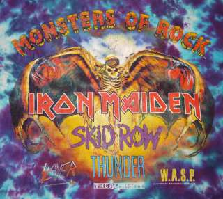  SLAYER WASP Vintage 1992 Tour Shirt   Thrash Metal Rock Concert  