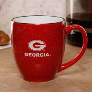  Georgia Bulldogs 16oz. Red Speckled Bistro Mug