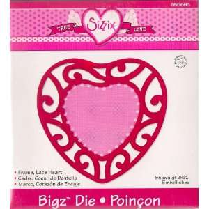  Bigz Die   655693 Frame, Lace Heart Arts, Crafts & Sewing
