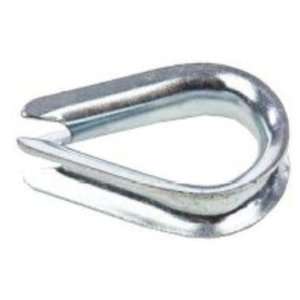   Forney 61032 1/4 Inch Zinc Plated Wire Rope Thimbles