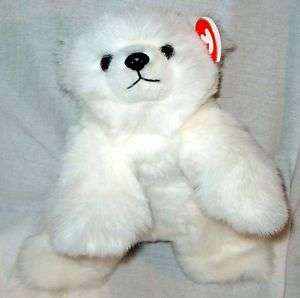 BABY PAWS PLUSH WHITE BEAR CUB 1997 TY Beanie Babies  