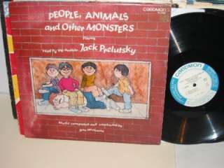 JACK PRELUTSKY People Animals and Other Monsters LP  