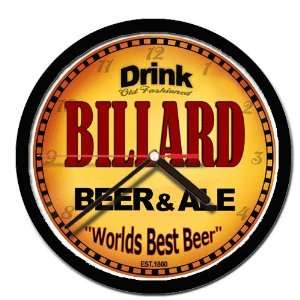  BILLARD beer and ale cerveza wall clock 
