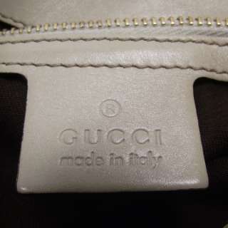 GUCCI Guccissima Jackie BOUVIER Tote Bag Purse Ivory GG  
