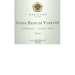  2007 Hartford Court Pinot Noir Carneros Sevens Bench 