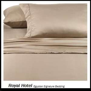 1200T CALKING/ WATER BED SHEETS EGYP COTTON SOLID TAUPE  