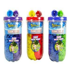  500 ct Water Bomb Balloon Kit with Filler Nozzle Colors 