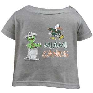 Champion Miami Hurricanes Ash Infant Oscar the Grouch Crayon T shirt