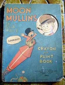 Moon Mullins by F Willard Crayon & Paint Book 1932 RARE  
