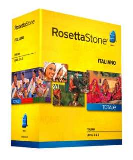   Rosetta Stone Italian v4 TOTALe   Level 1 & 2 Set 
