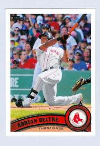 2011 Topps Series 1 #302 Adrian Beltre Red Sox  