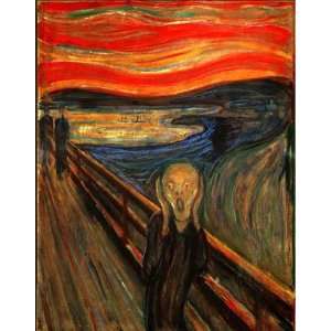  The Scream, Scream Magnet by Edvard Munch, 3x3.75