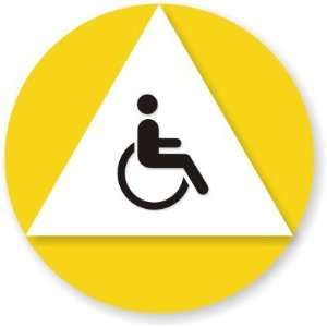  Accessible Pictogram Unisex BrightSigns Sign, 12 x 12 