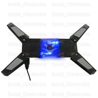   USB Cooling Fan Cooler Pads Mats With Speaker For Laptop Notebook
