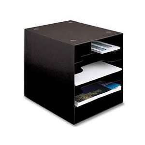 Stationery organizer offers multiple compartments that provide neat 