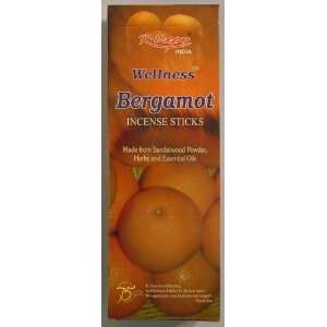  Bergamot Wellness Incense Sticks   20 Stick Tube