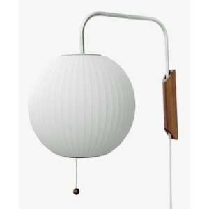  nelson bubble lamp wall sconce   ball