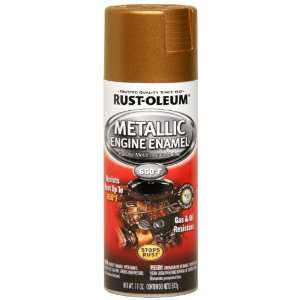 Rust Oleum Automotive 257388 11 Ounce Engine Metallic Spray, Burnt 