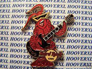 HARD ROCK CAFE BOSTON RED LOBSTER GUITAR LE 09 PIN  