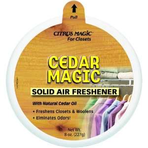  Cedar Magic 8 Ounce Solid Air Freshener for Closets